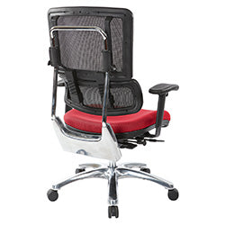 Vertical Black Mesh Back Chair